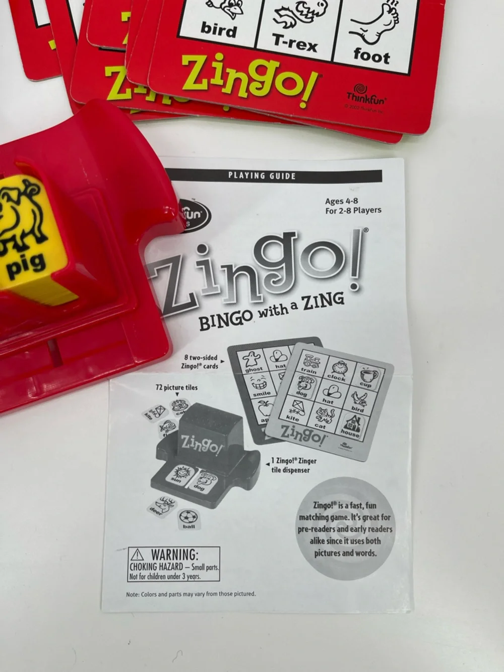 Think! Zingo! Kids Bingo Game